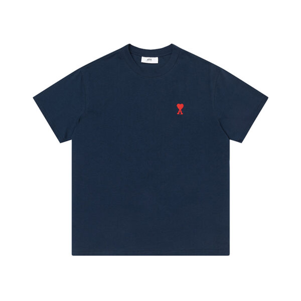 Tonal Ami De Coeur T-Shirt-Dark Blue