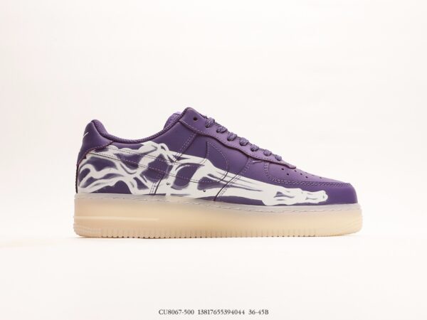 Air Force 1 Low '07 QS Purple Skeleton Halloween (2021) - Image 2