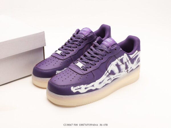 Air Force 1 Low '07 QS Purple Skeleton Halloween (2021) - Image 6