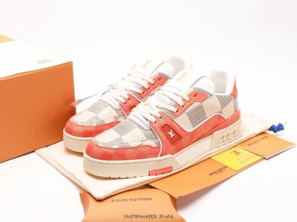 Louis Vuitton Trainer Damier Orange - Image 7