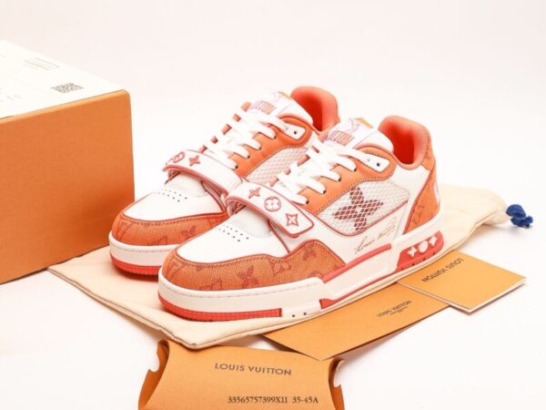 Louis Vuitton Trainer Orange - Image 7