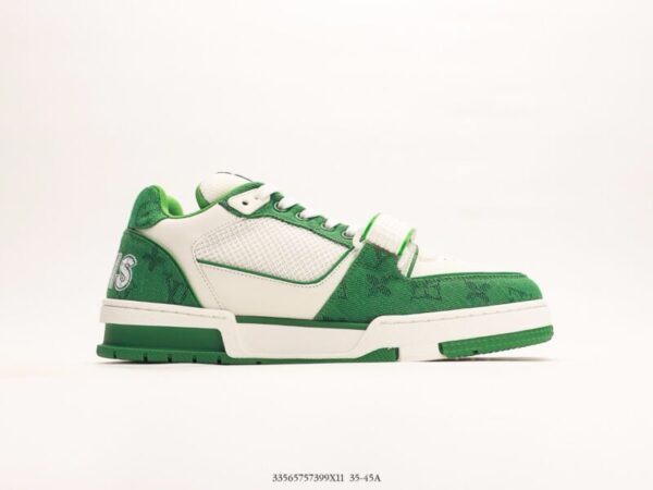Louis Vuitton Trainer Green/White - Image 2