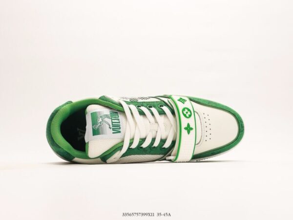 Louis Vuitton Trainer Green/White - Image 3