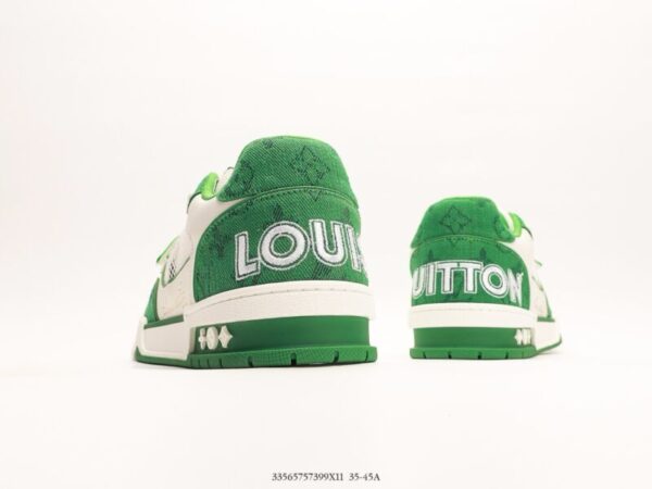 Louis Vuitton Trainer Green/White - Image 5