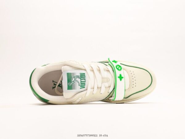 Louis Vuitton Trainer Cream/Green - Image 3