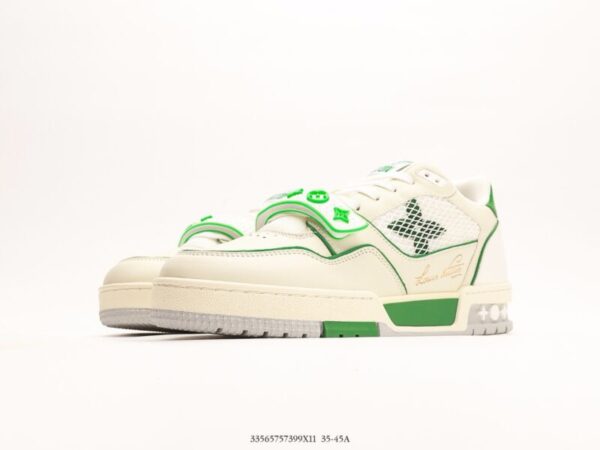 Louis Vuitton Trainer Cream/Green - Image 5