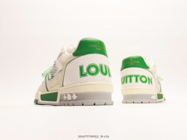 Louis Vuitton Trainer Cream/Green - Image 6