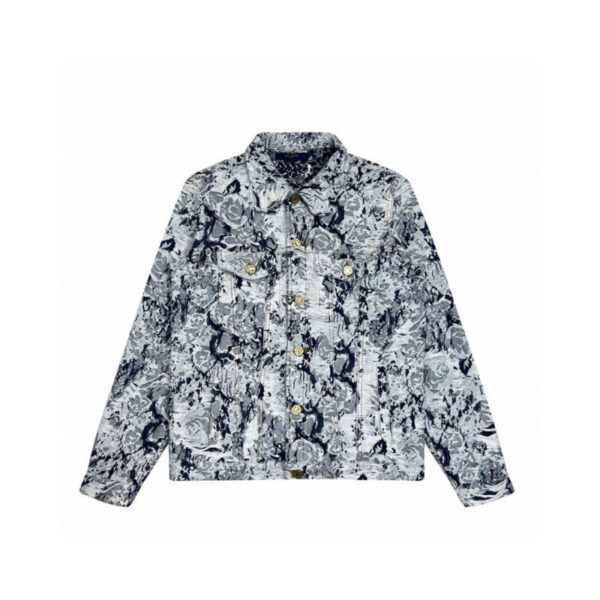 LV Floral Denim Jacket