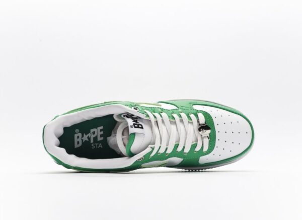 BAPE® Sk8 Sta Low Green/White - Image 4