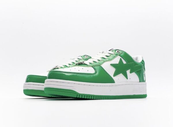 BAPE® Sk8 Sta Low Green/White - Image 6