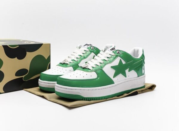 BAPE® Sk8 Sta Low Green/White