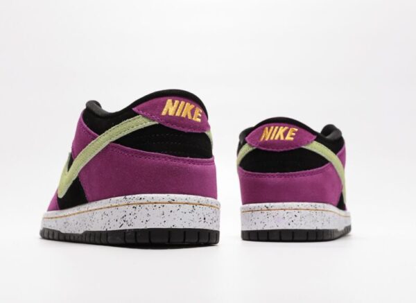 Nike SB Dunk Low Red Plum Black Taxi Citron - Image 5