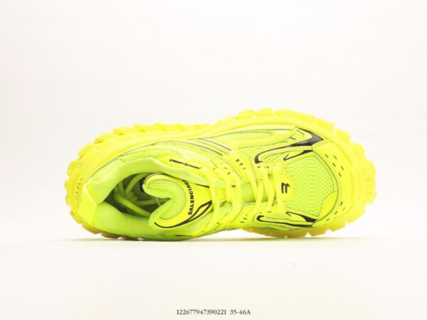Balenciaga Bouncer Sneaker in Fluo Yellow - Image 3