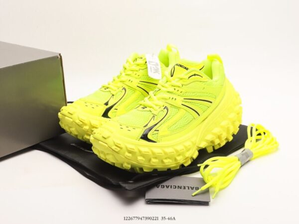 Balenciaga Bouncer Sneaker in Fluo Yellow - Image 6