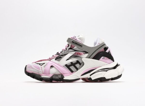 60mm Track 2.0 Faux Leather White/Pink
