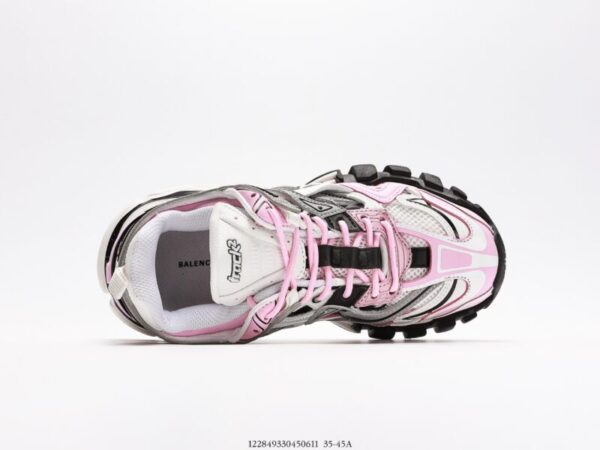 60mm Track 2.0 Faux Leather White/Pink - Image 3