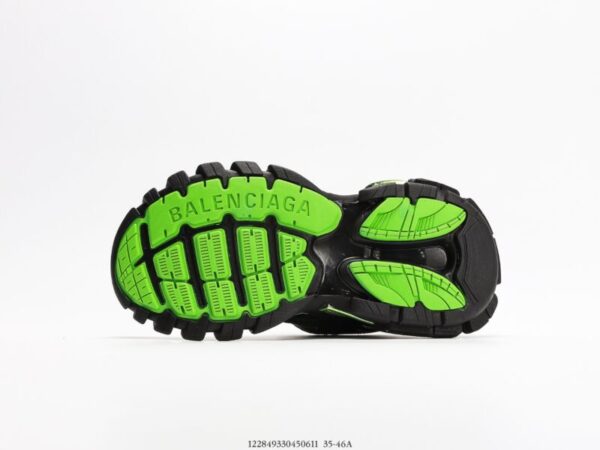 60mm Track 2.0 Faux Leather Black/Green - Image 4