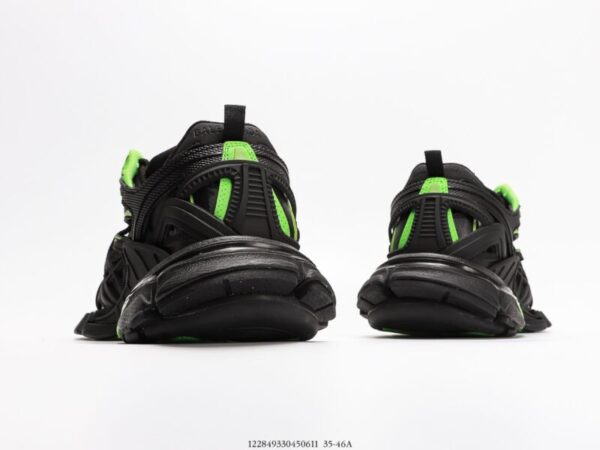60mm Track 2.0 Faux Leather Black/Green - Image 6