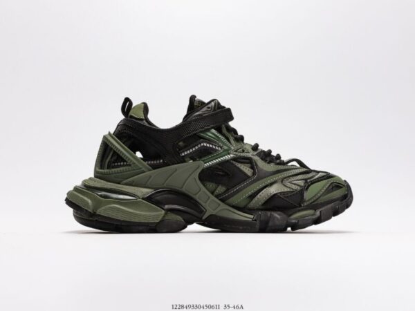 60mm Track 2.0 Faux Leather Green/Black - Image 2