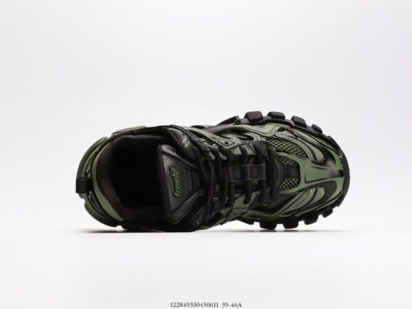 60mm Track 2.0 Faux Leather Green/Black - Image 3