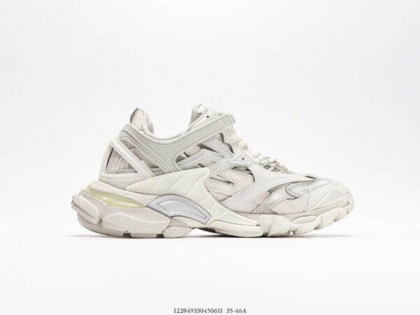 60mm Track 2.0 Faux Leather White - Image 2