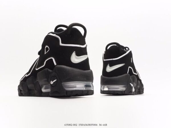 Nike Air More Uptempo Black/White - Image 6