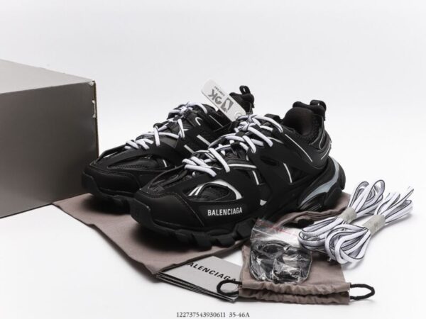 Balenciaga Track 1 LED "Black/White" - Image 6