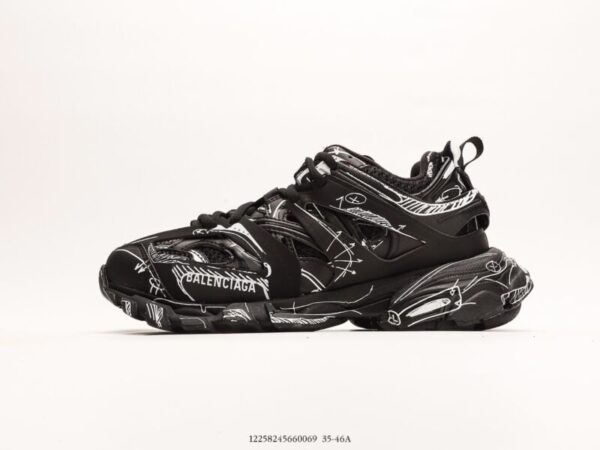 Balenciaga Track 1 (Custom) Black