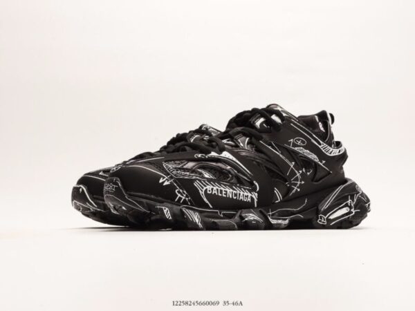 Balenciaga Track 1 (Custom) Black - Image 5
