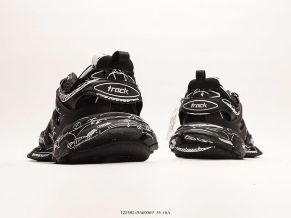 Balenciaga Track 1 (Custom) Black - Image 6