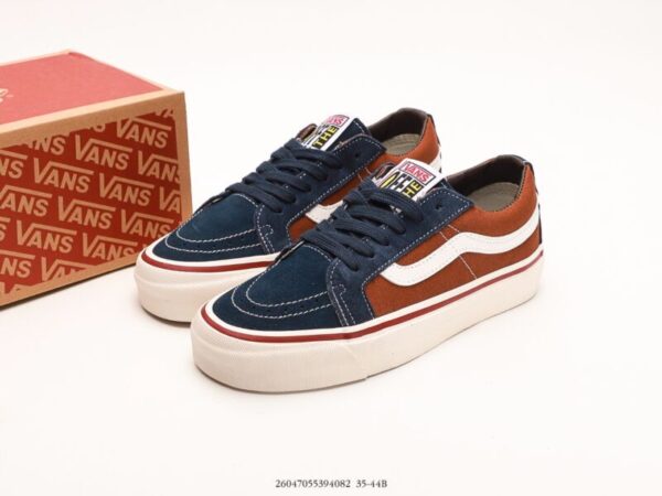 Vans Sk8 Low Blue/Brown - Image 5