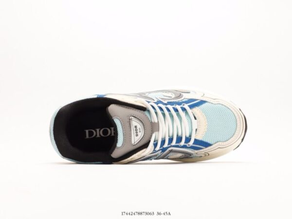 Dior B30 Anthracite Grey/White/Blue - Image 3