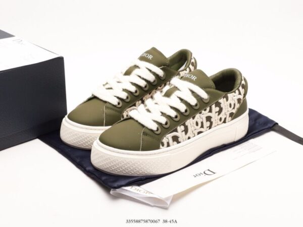 Dior B33 Khaki Smooth Calfskin - Image 7