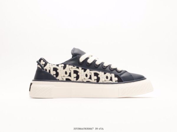 Dior B33 Oblique Navy Blue Smooth Calfskin - Image 2