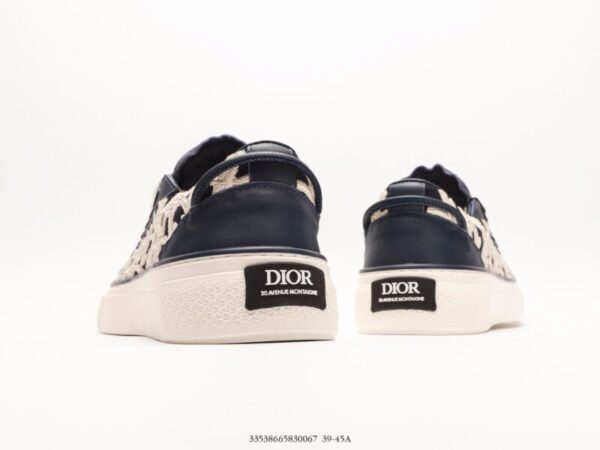 Dior B33 Oblique Navy Blue Smooth Calfskin - Image 5
