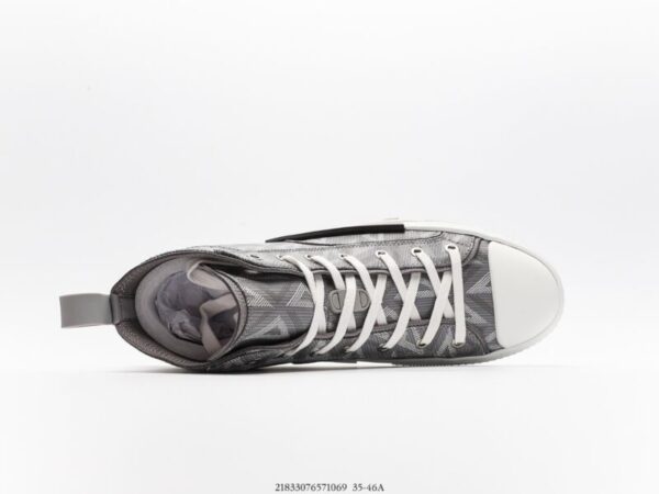 Dior B23 High Tops Grey Diamond - Image 3