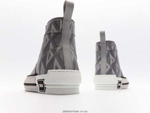 Dior B23 High Tops Grey Diamond - Image 6