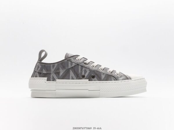 Dior B23 Low Tops Grey Diamond - Image 2