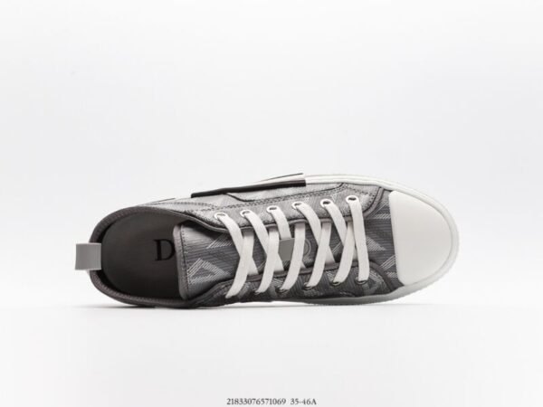 Dior B23 Low Tops Grey Diamond - Image 3