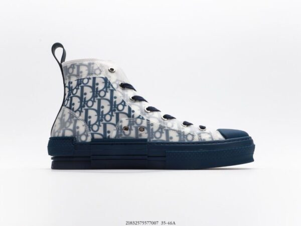 Dior B23 High Tops Oblique Blue - Image 2