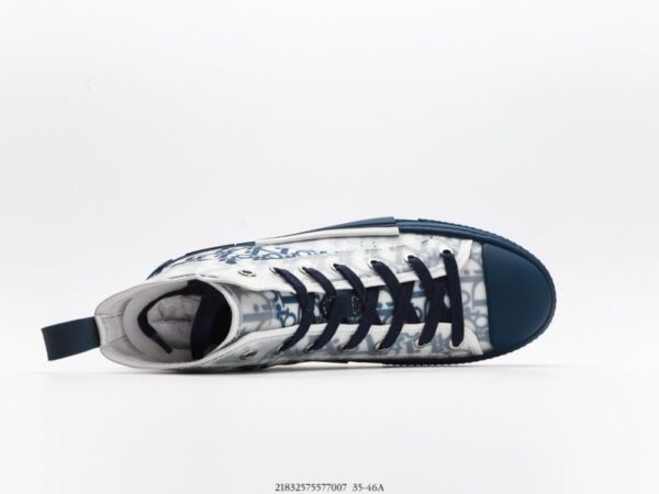 Dior B23 High Tops Oblique Blue - Image 3