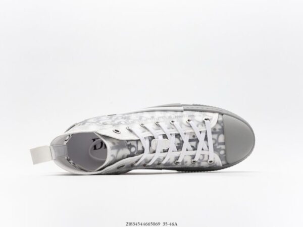 Dior B23 High Top Oblique White/Navy Blue - Image 3