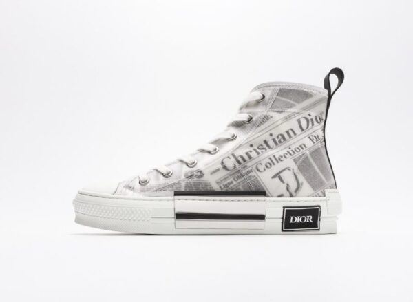 Dior B23 High Top Daniel Arsham Newspaper