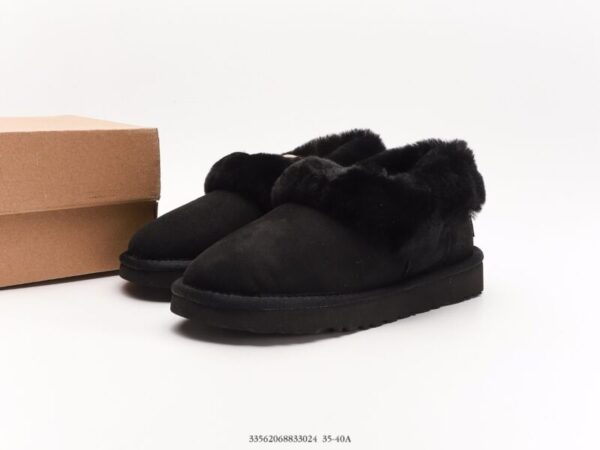 UGG® Classic Ultra Mini Fluff (Wmns) Black - Image 6