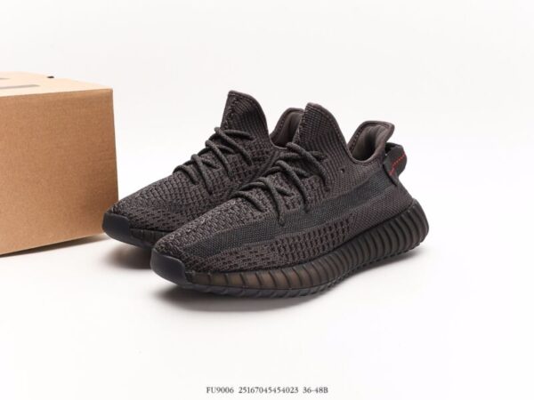 adidas Yeezy Boost 350 V2 Black (Non-Reflective) - Image 7