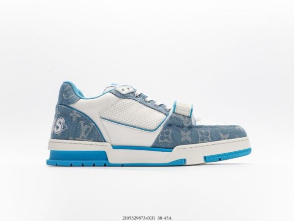 Louis Vuitton Trainer Monogram Denim - Image 2