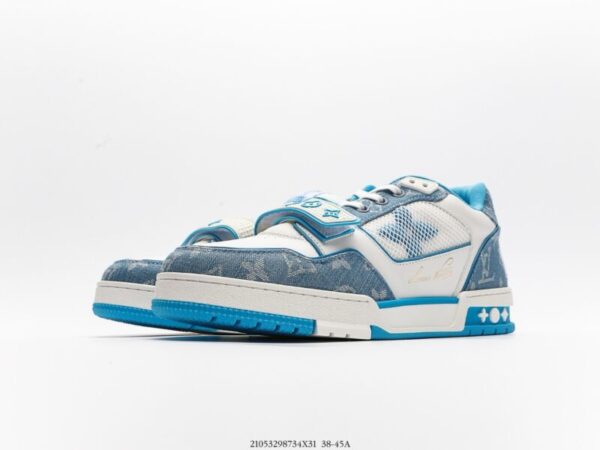 Louis Vuitton Trainer Monogram Denim - Image 5