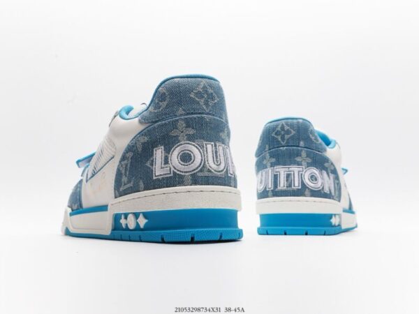 Louis Vuitton Trainer Monogram Denim - Image 6