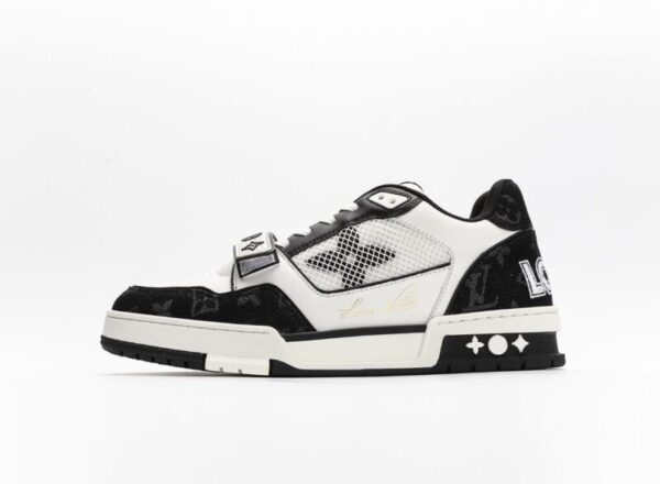 Louis Vuitton Trainer Black Monogram Denim