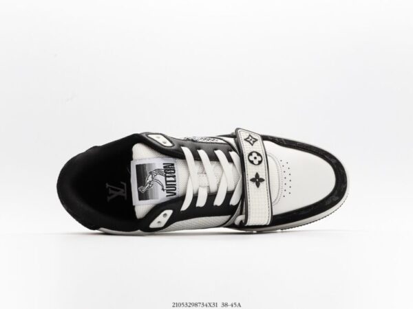 Louis Vuitton Trainer Black Monogram Denim - Image 4